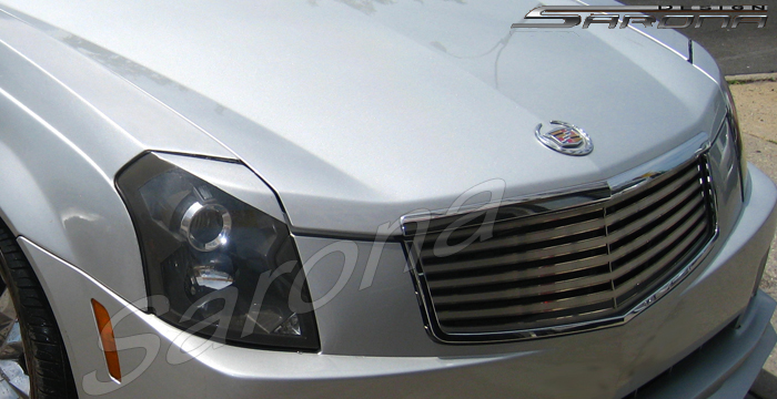 Custom Cadillac CTS Eyelids  Sedan (2003 - 2007) - $79.00 (Manufacturer Sarona, Part #CD-001-EL)